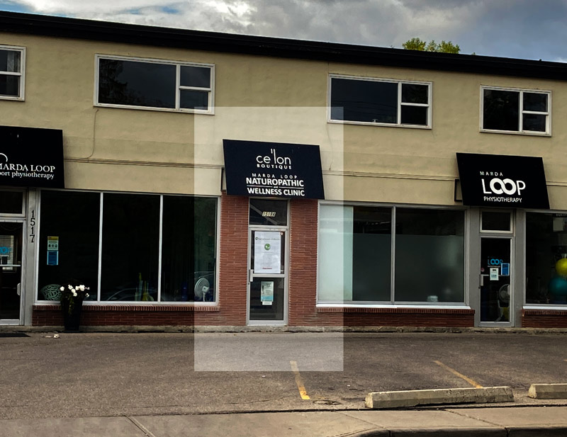 The Osteo Way Calgary Osteopathy clinic entrance door